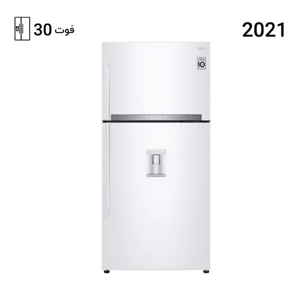 یخچال فریزر طرح فریزر بالا 30 فوت ال جی مدل GR-F892HBHU