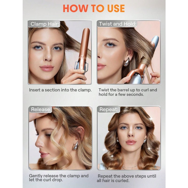 فر کننده مو شیگلم مدل It-Curl سایز ۲۵ میلی متر